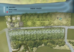 Haven on the Trent Siteplan Phase 1 and Phase 2